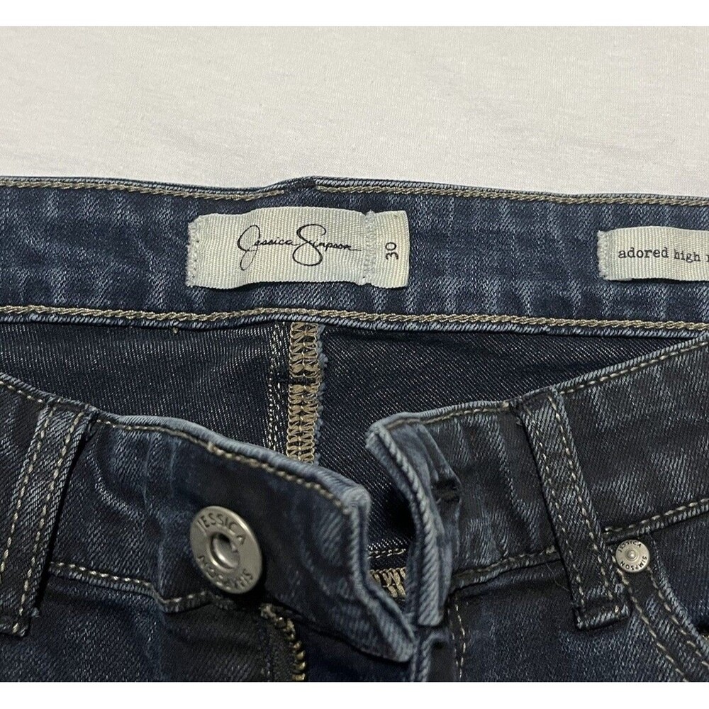 Jessica Simpson Flawless Flex Kiss Me Super Skinny Jeans 30 High Rise Ankle